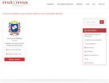 Tablet Screenshot of maximaauditores.com.br